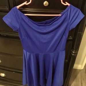 Royal blue dress
